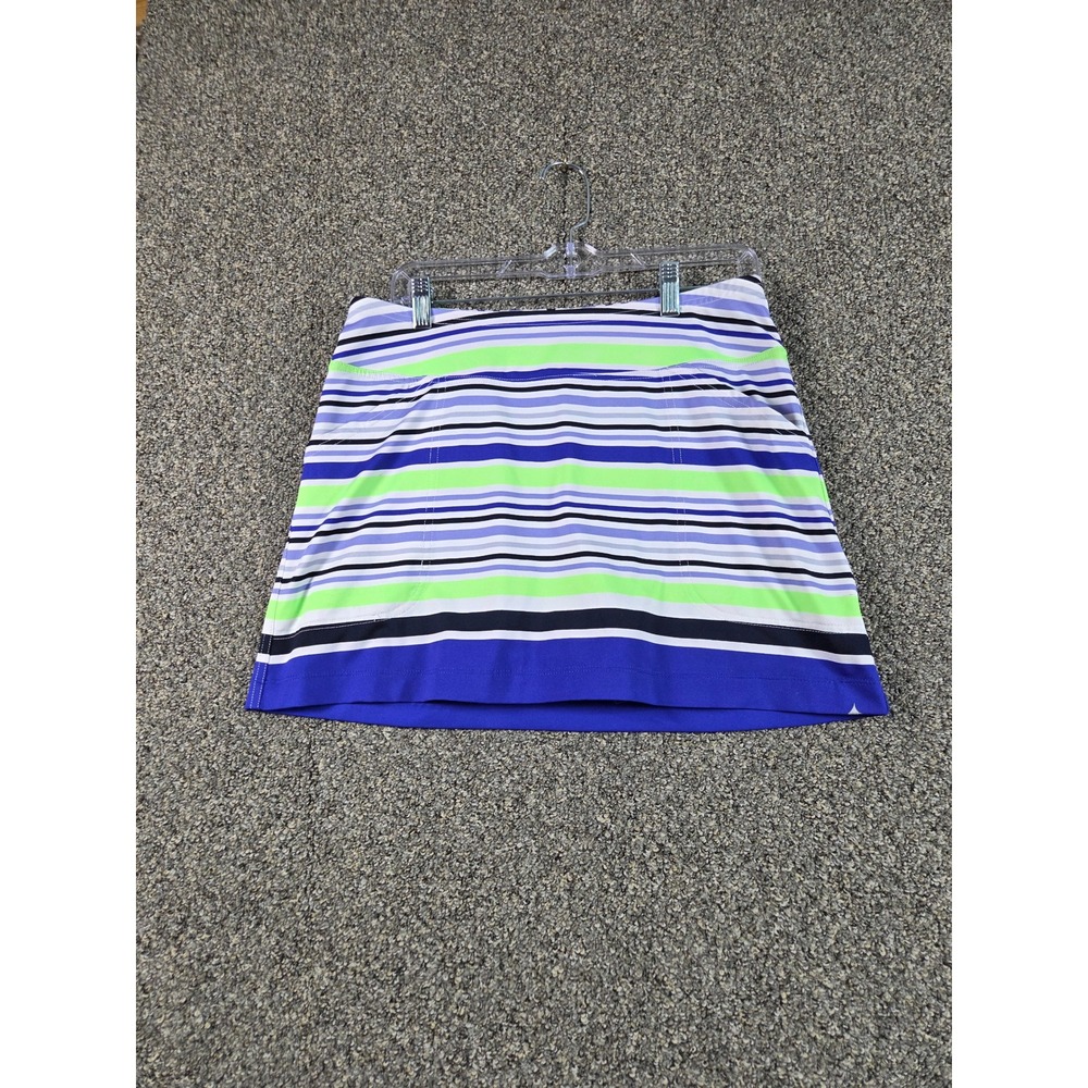 Jofit Tennis Skort Women S Blue Multi Excellent Striped Athletic Workout Skirt